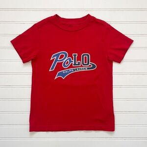 POLO RALPH LAUREN NWOT Red Crewneck Short Sleeve Shirt